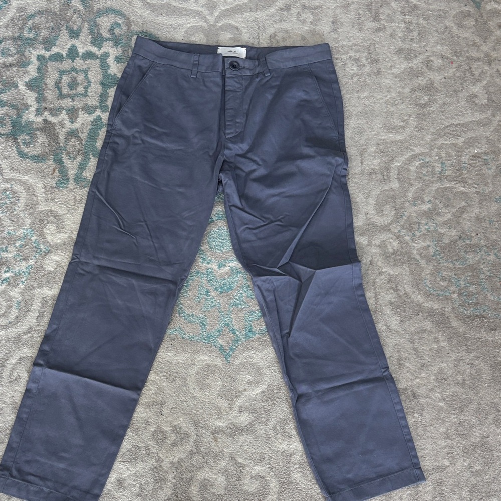 Classic Grey/ Navy Men's Chinos